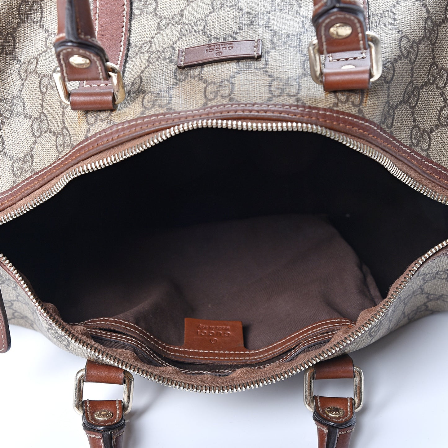 GG Plus Monogram Medium Joy Boston Brown