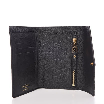 Louis Vuitton Empreinte Compact Curieuse Wallet Black 5 of 11