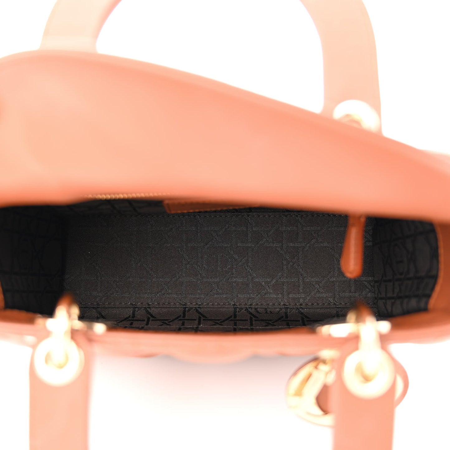 Calfskin Cannage Small My ABCDior Lady Dior Tan
