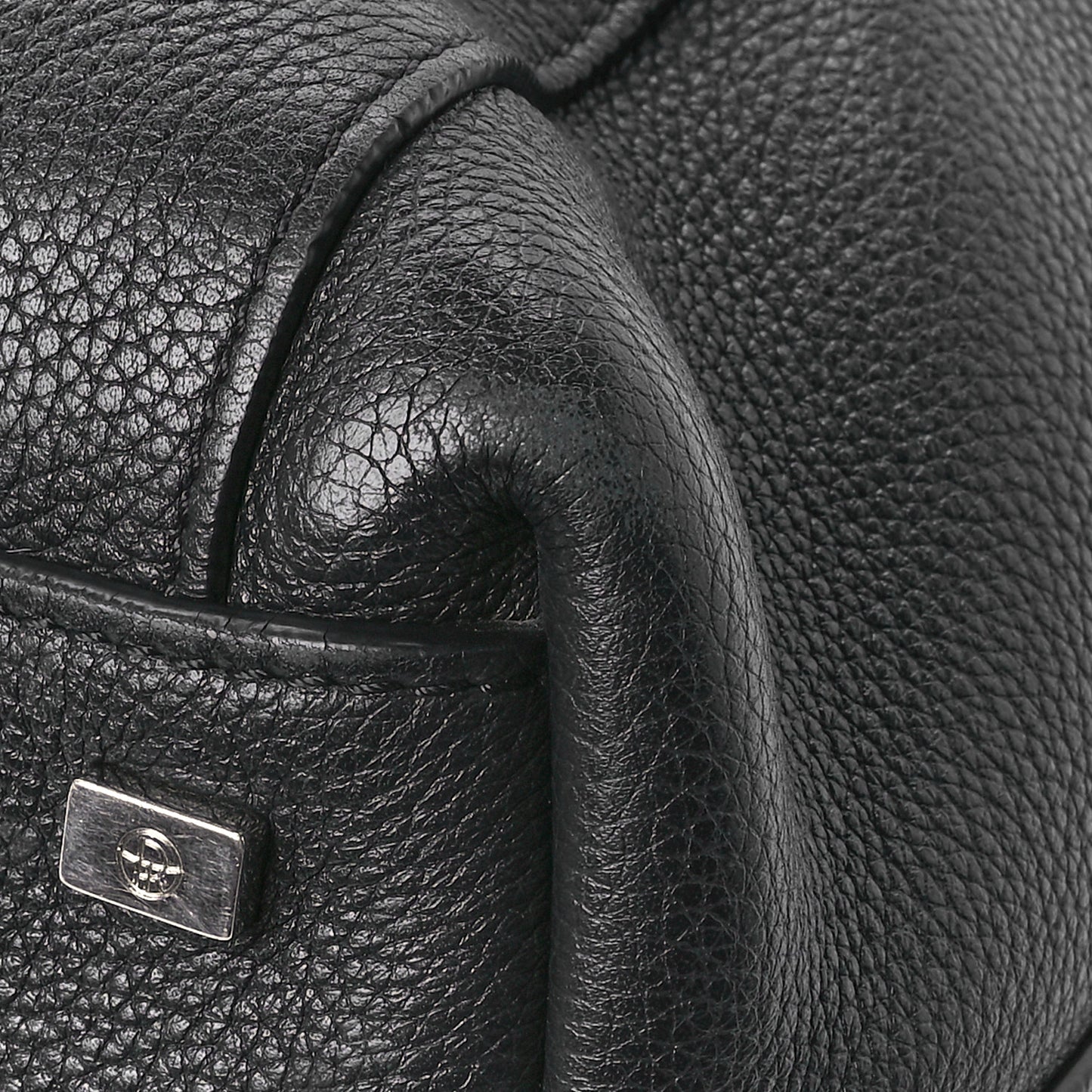 Grained Calfskin Sidekick Black