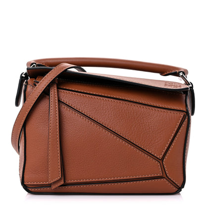 Loewe Calfskin Mini Puzzle Bag Tan 1 of 9