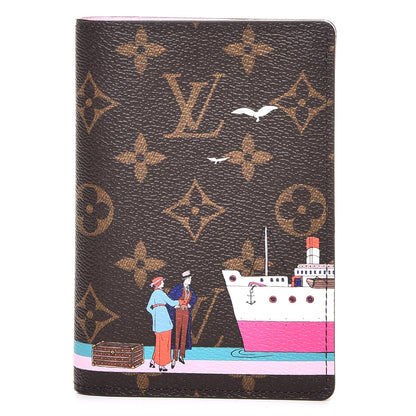 Louis Vuitton Monogram 2016 Christmas Animation Passport Cover Rose Ballerine 1 of 8
