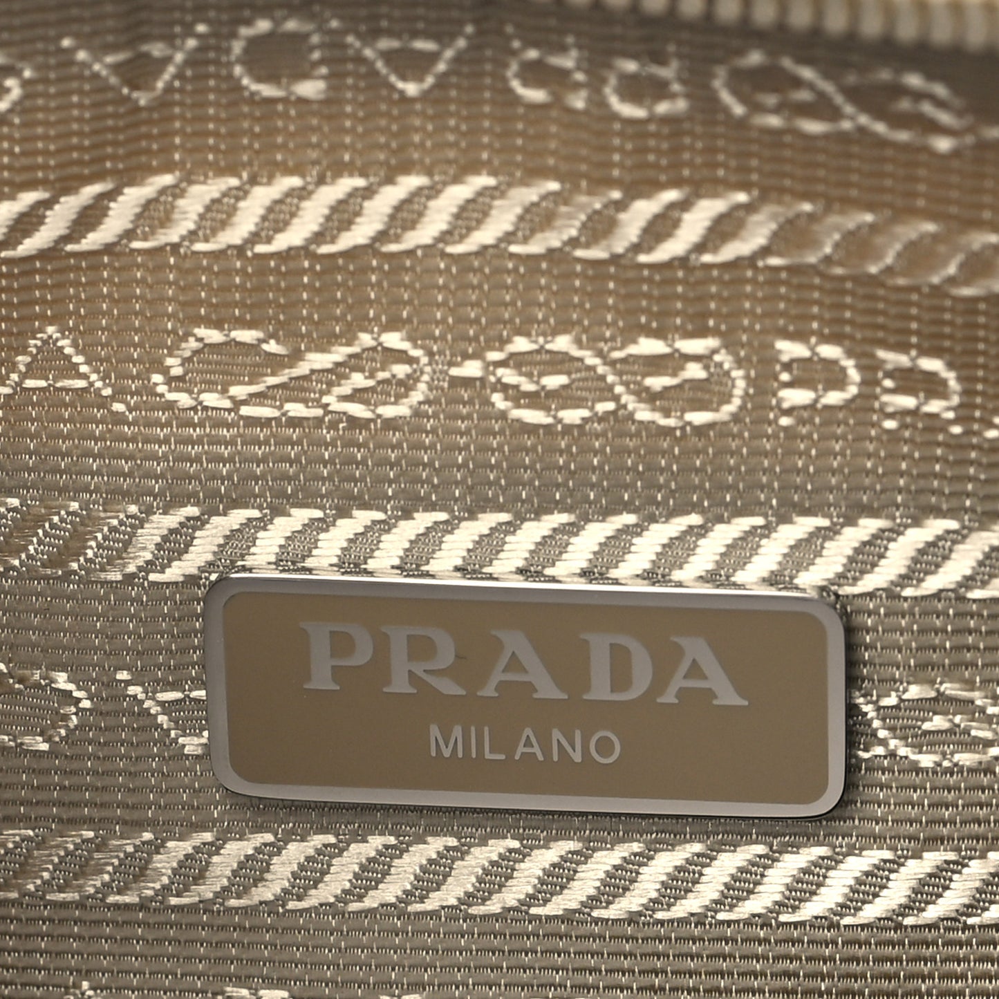 Re-Nylon Saffiano Mini Re-Edition 2000 Bag Deserto
