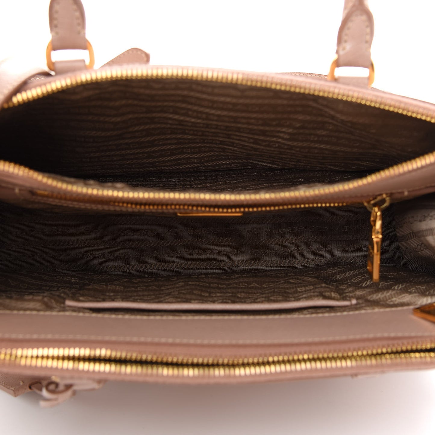 Saffiano Small Galleria Double Zip Tote Cammeo