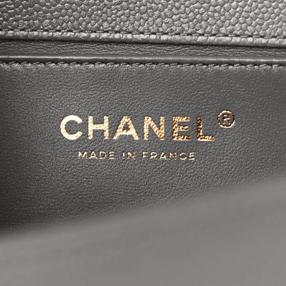 Chanel Caviar Quilted Medium Boy Flap Grey 6 of 11