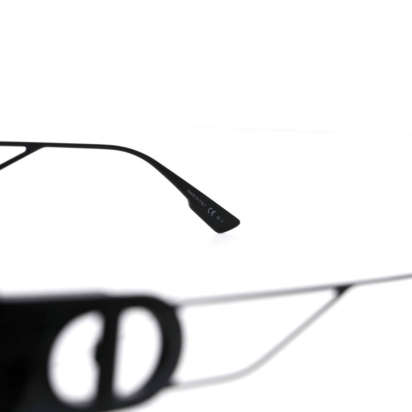 Square Injection Sunglasses Black Smoke