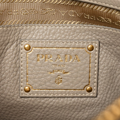 Prada Vitello Daino Shopping Satchel Pomice 6 of 9