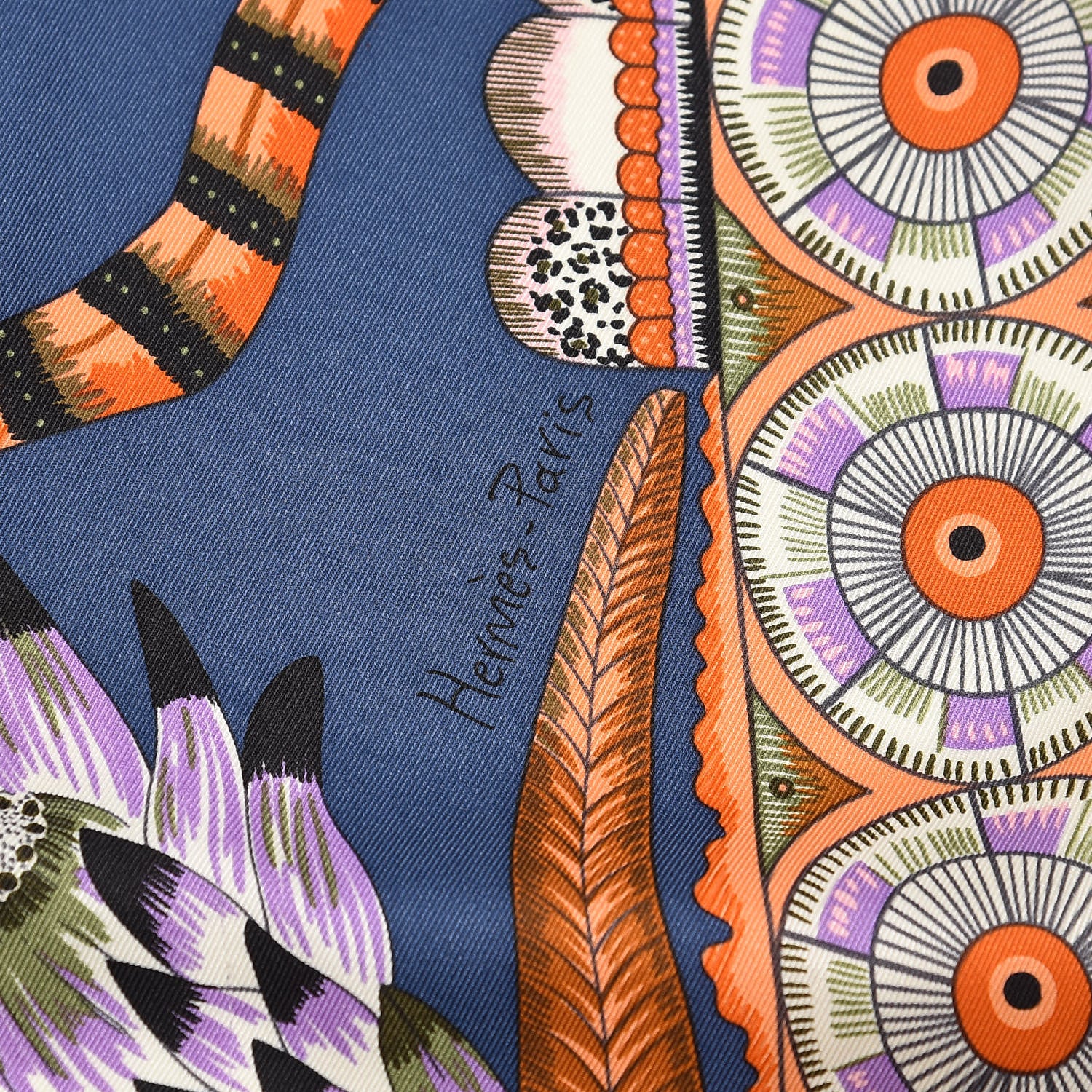 Hermes Silk Savana Dance Scarf 70 3 of 6