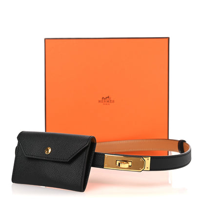Hermes Epsom Kelly Pocket Belt Black 10 of 10