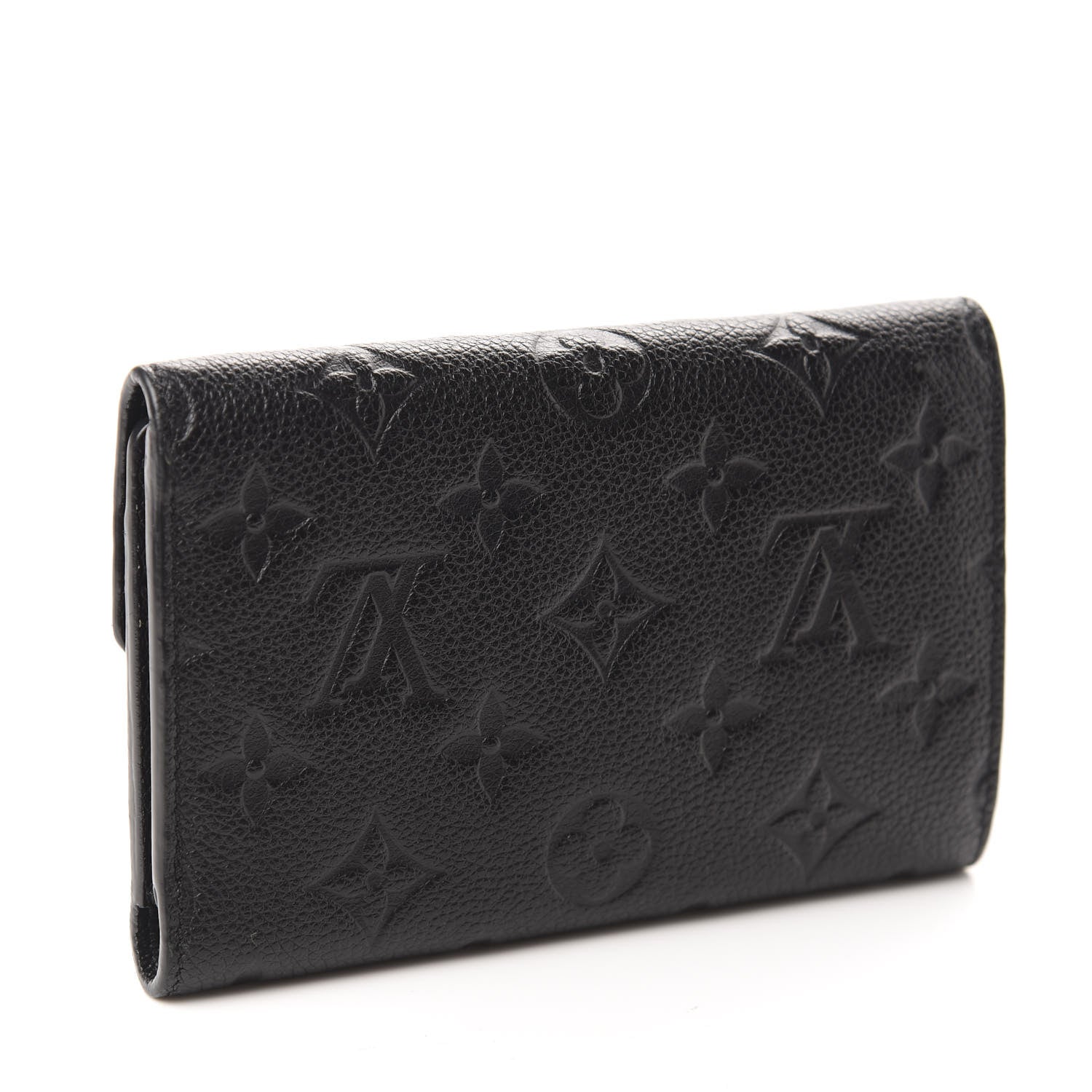 Louis Vuitton Empreinte Compact Curieuse Wallet Black 3 of 7