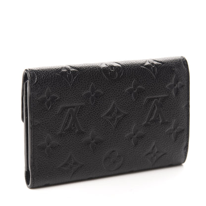 Louis Vuitton Empreinte Compact Curieuse Wallet Black 3 of 7