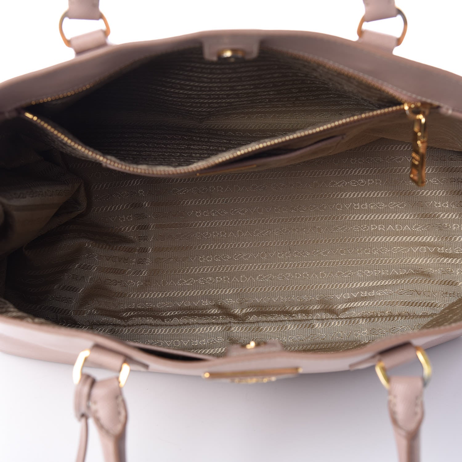 Prada Saffiano Lux Large Tote Cammeo 5 of 14