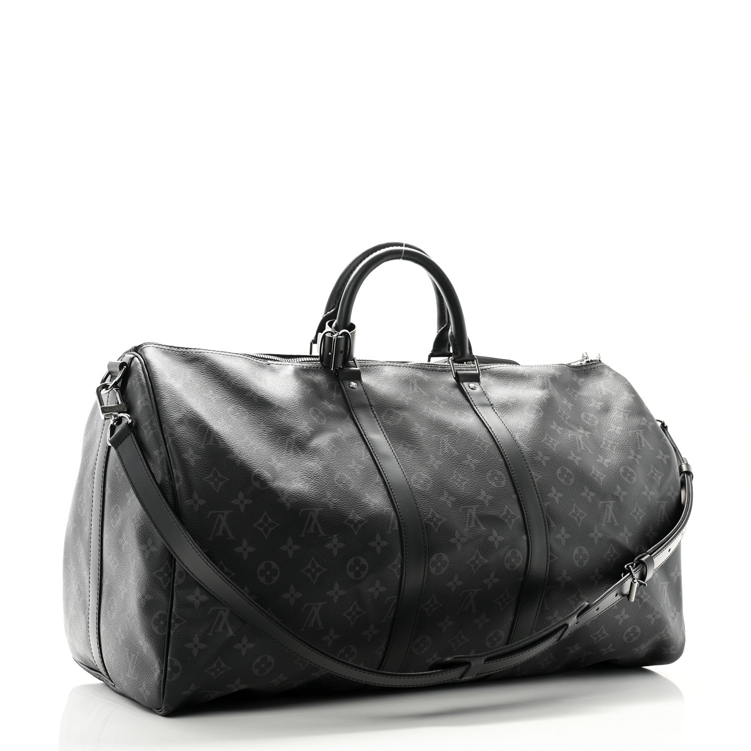 Louis Vuitton Monogram Eclipse Keepall Bandouliere 55 2 of 10