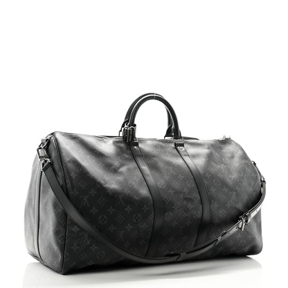 Louis Vuitton Monogram Eclipse Keepall Bandouliere 55 2 of 10