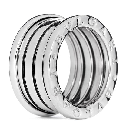 Bulgari 18K White Gold B.Zero1 Four-Band Ring 48 4.5 4 of 5