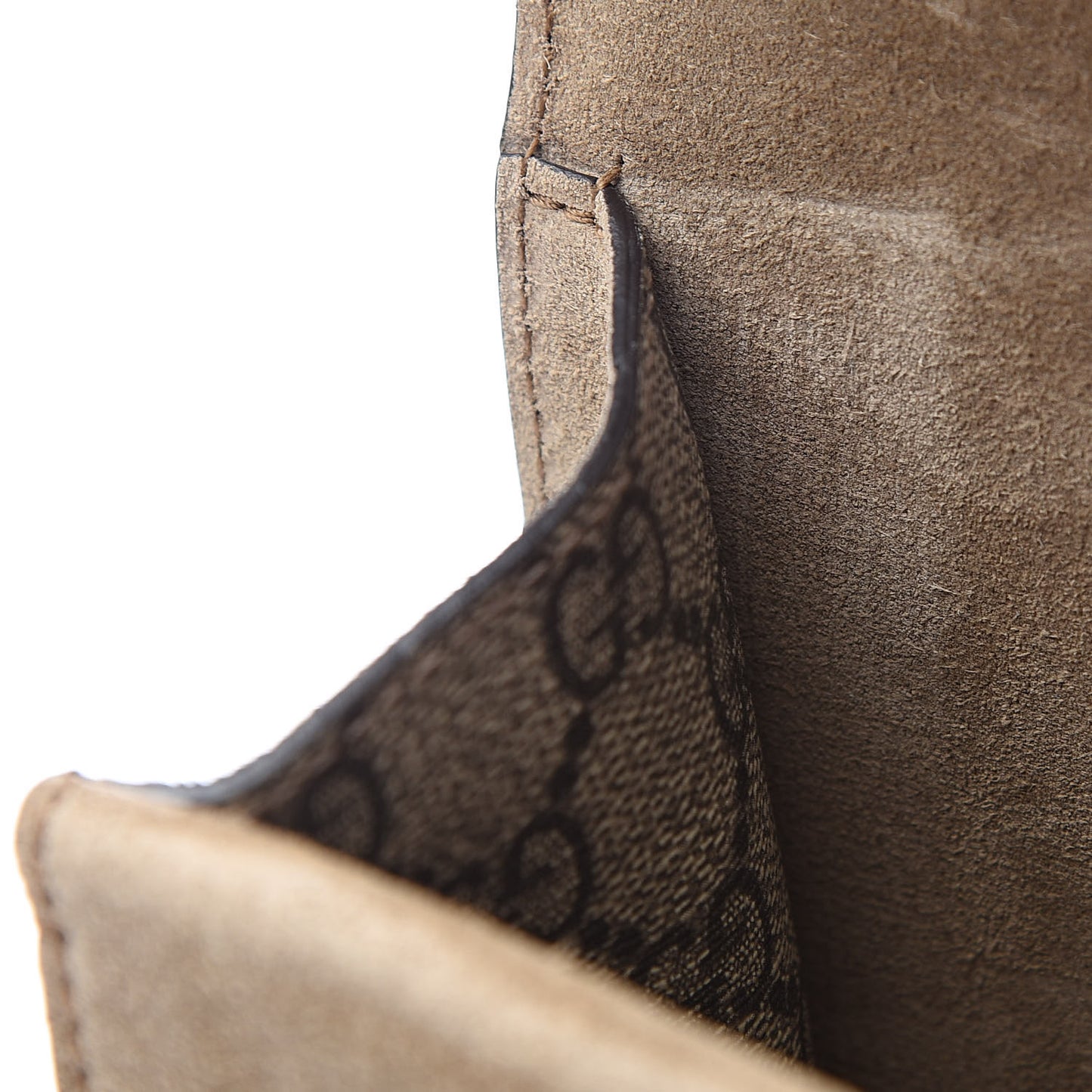 GG Supreme Monogram Mini Dionysus Shoulder Bag Taupe