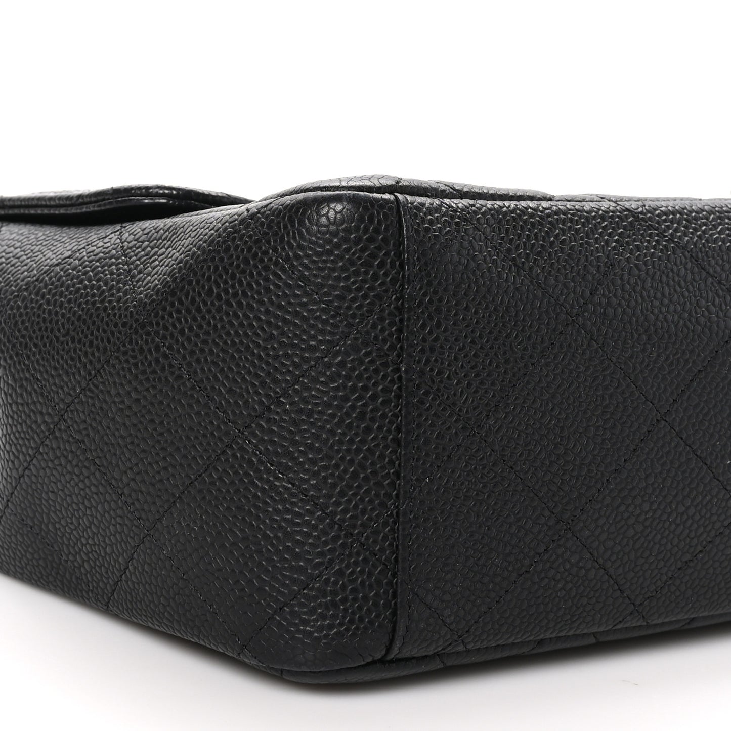 Caviar Quilted Maxi Single Flap Black