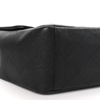 Chanel Caviar Quilted Maxi Single Flap Black 9 of 10