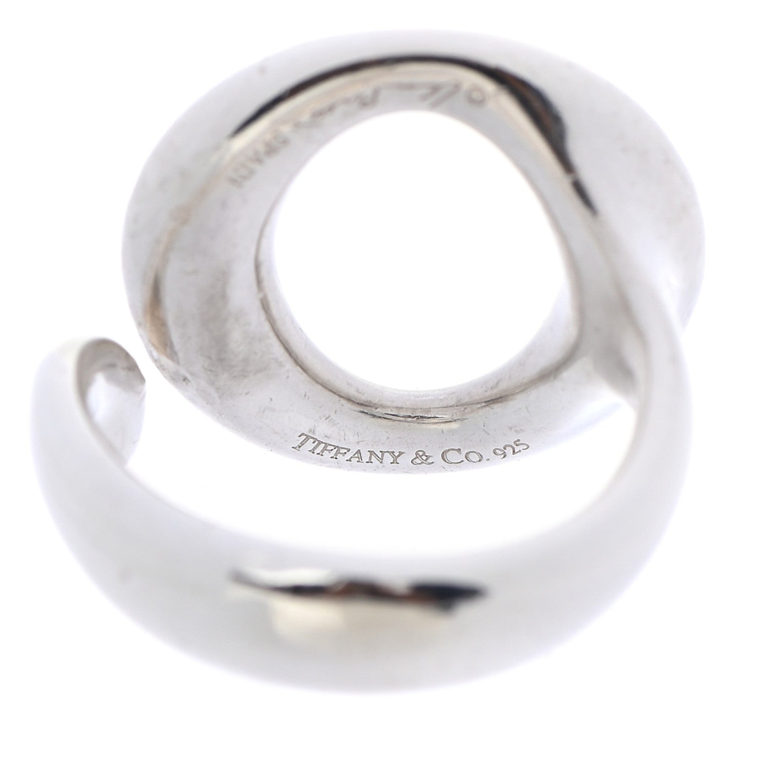 Tiffany Sterling Silver Elsa Peretti Sevillana Ring 52 6 4 of 5