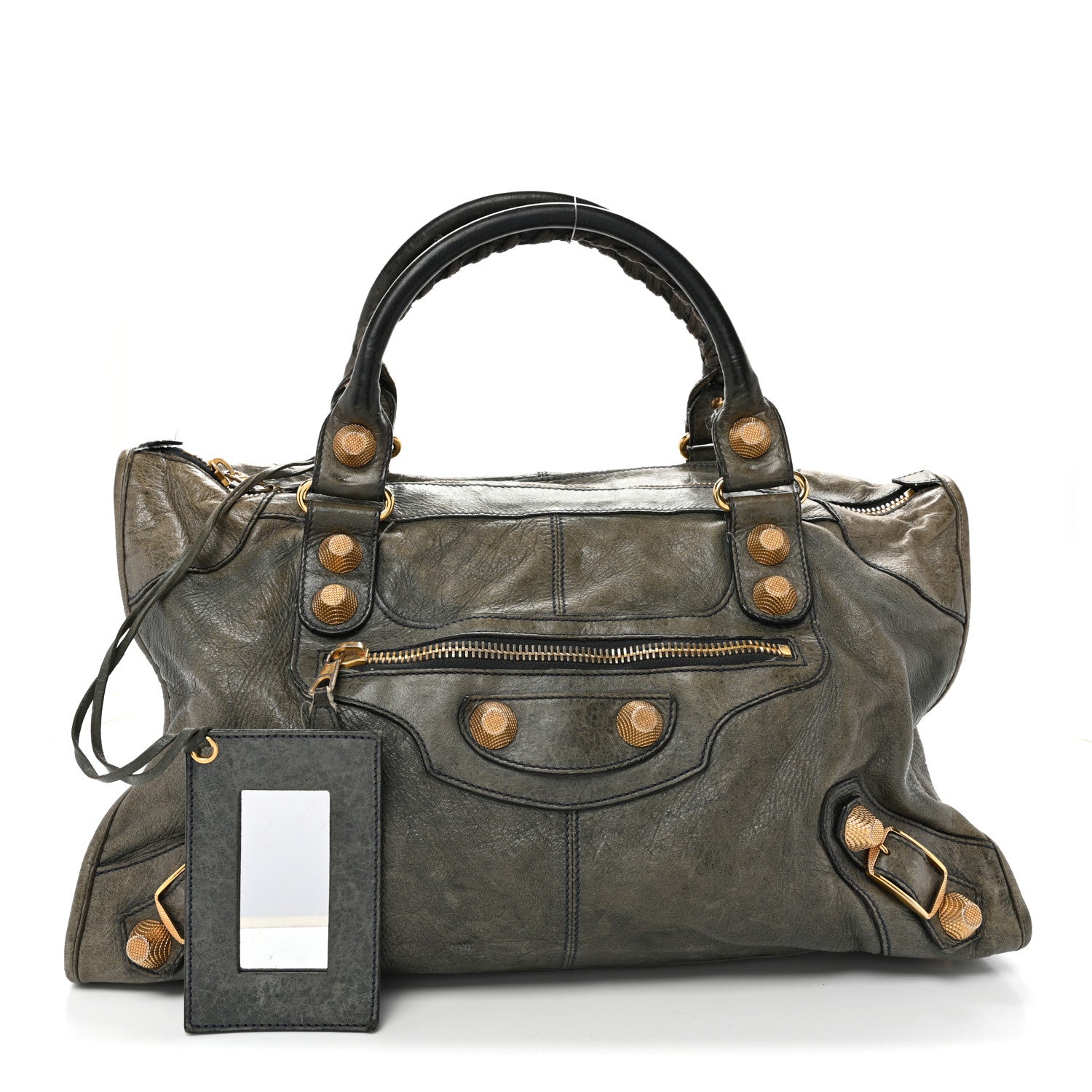 Balenciaga Agneau Giant 21 Gold Hardware Work Anthracite 1883716