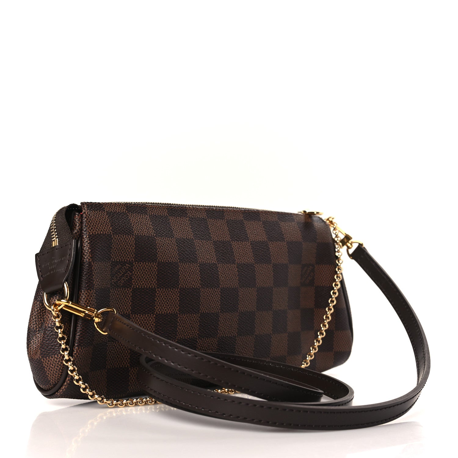 Louis Vuitton Damier Ebene Eva Clutch 3 of 9