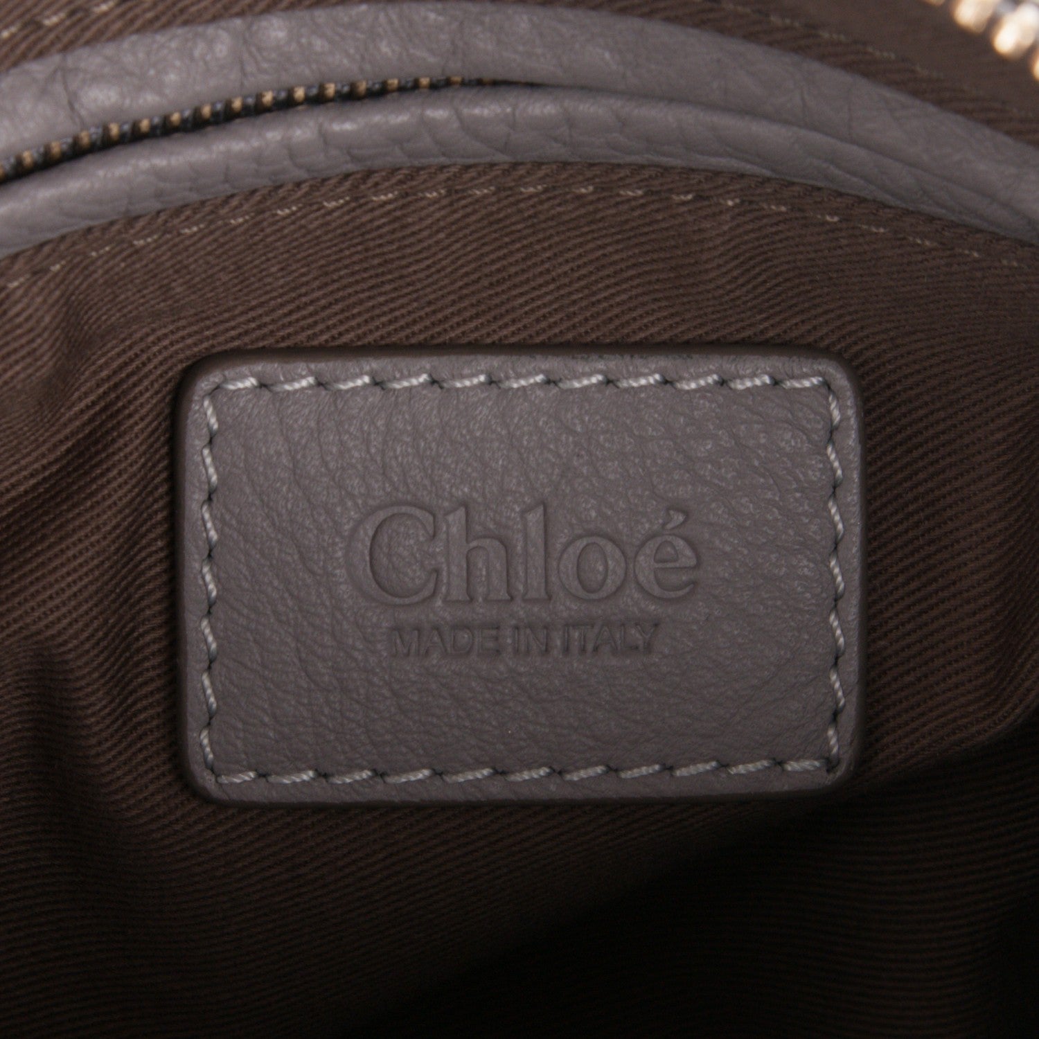 Chloe Calfskin Medium Marcie Satchel Cashmere Grey 6 of 7