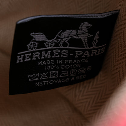 Hermes Canvas Small Bride-A-Brac Pouch Hibiscus 6 of 7