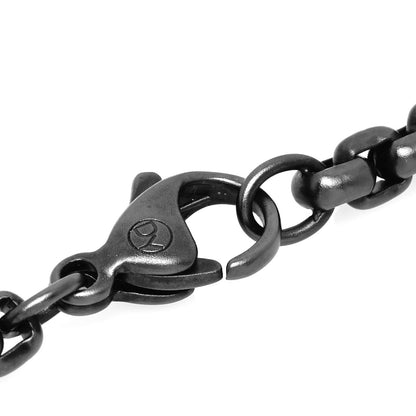 David Yurman Darkened Stainless Steel 3mm Box Chain Necklace 22" 4 of 5