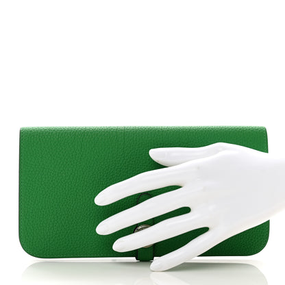 Hermes Togo Dogon Recto Verso Wallet Bambou 2 of 8