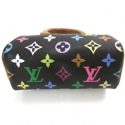 Louis Vuitton Monogram Multicolor Mini Sac HL Speedy Black 4 of 9