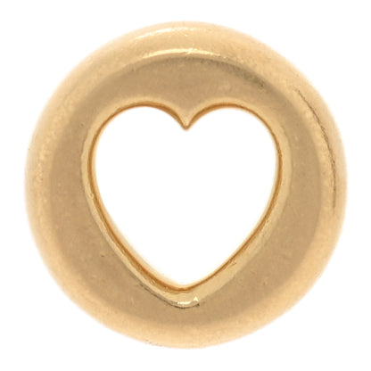 Foundrae 18K Yellow Gold 3mm Chubby Heart Beat Medallion 1 of 4