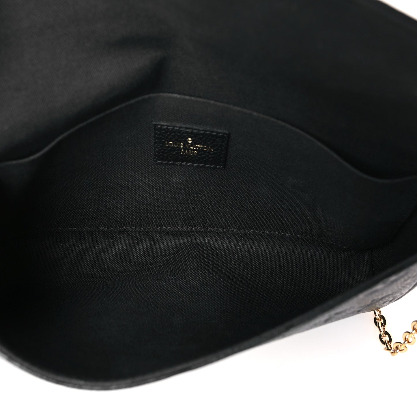 Empreinte Pochette Felicie Chain Wallet Black