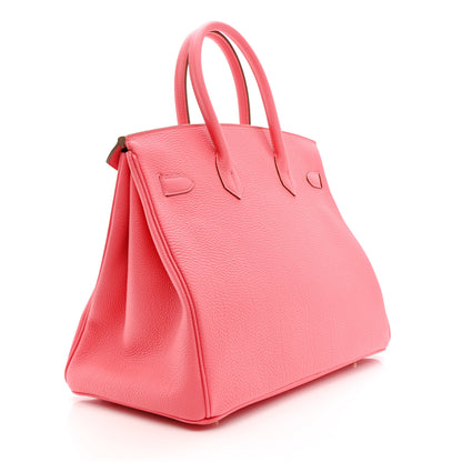 Hermes Togo Birkin 35 Rose Lipstick 3 of 11