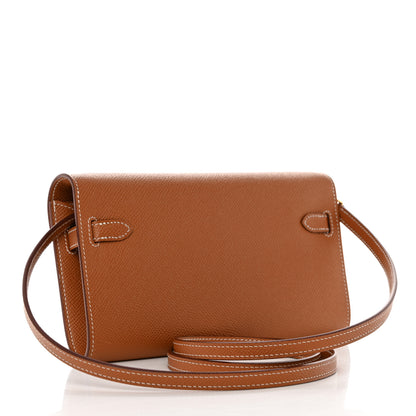Hermes Epsom Kelly Wallet To Go Gold 3 of 10