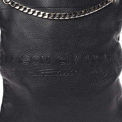 Givenchy Pebbled Calfskin Large HDG Flat Tote Black 10 of 10