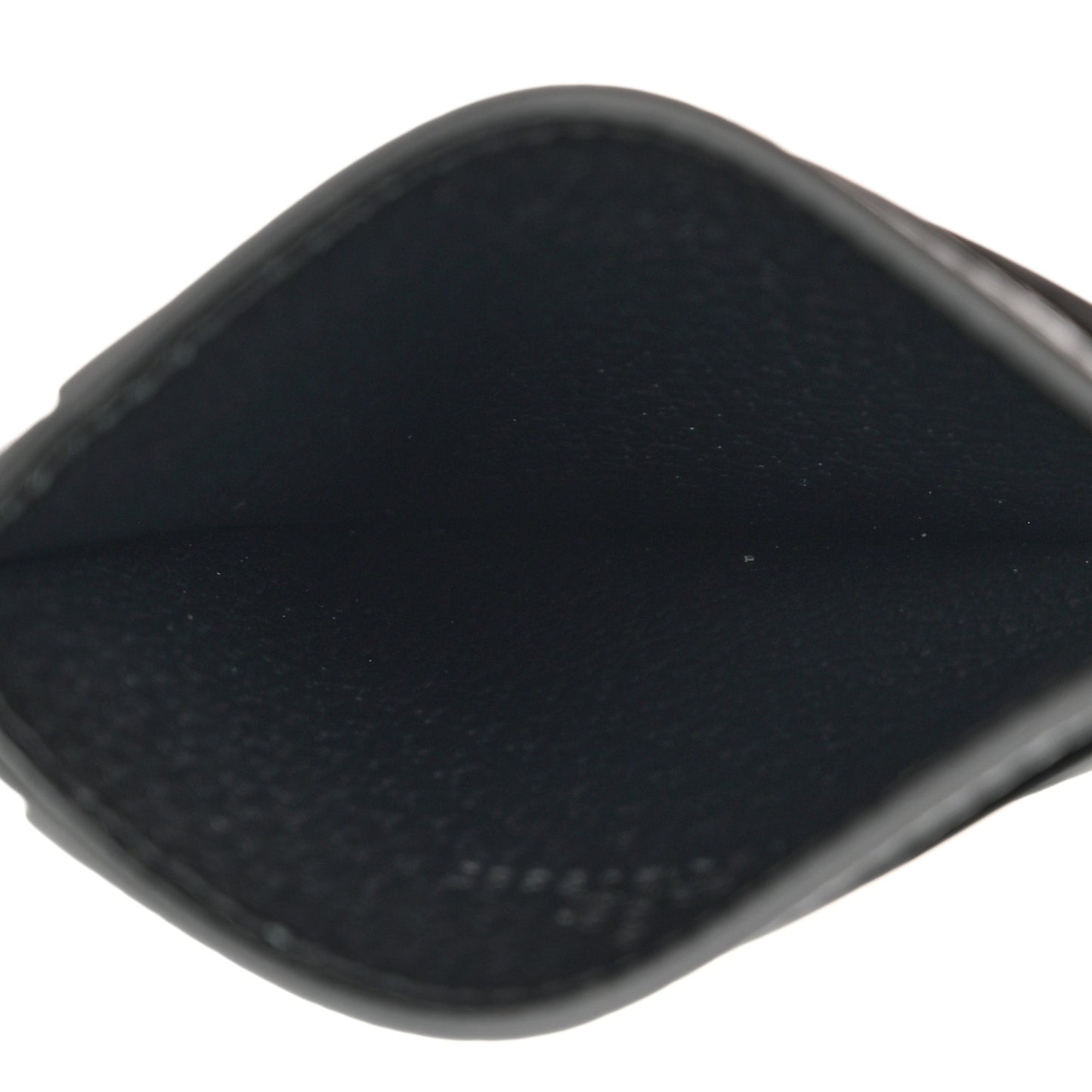 Textured Dollar Calfskin Resin Monochrome GG Marmont Card Holder Black