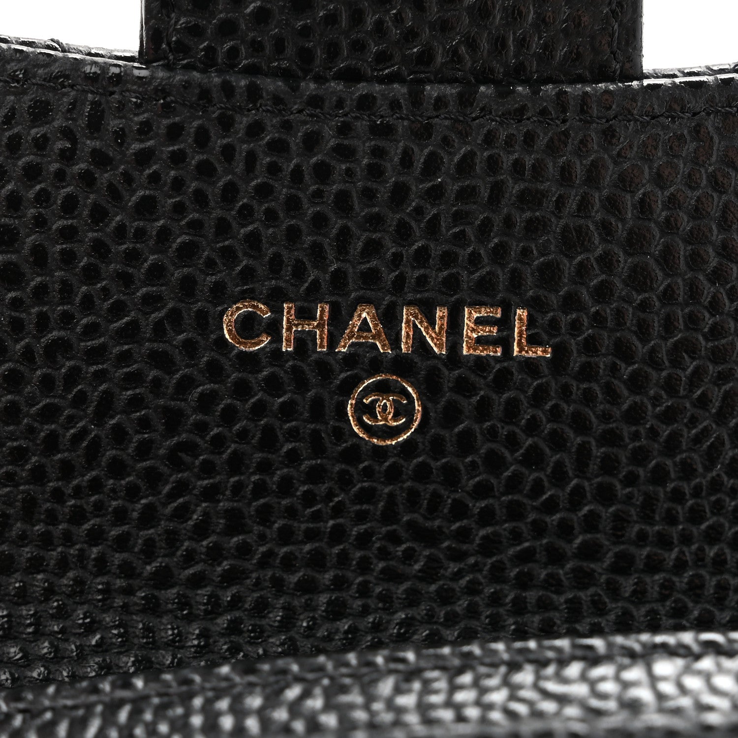 Chanel Caviar Quilted Flap Card Holder Wallet Black 6 of 9