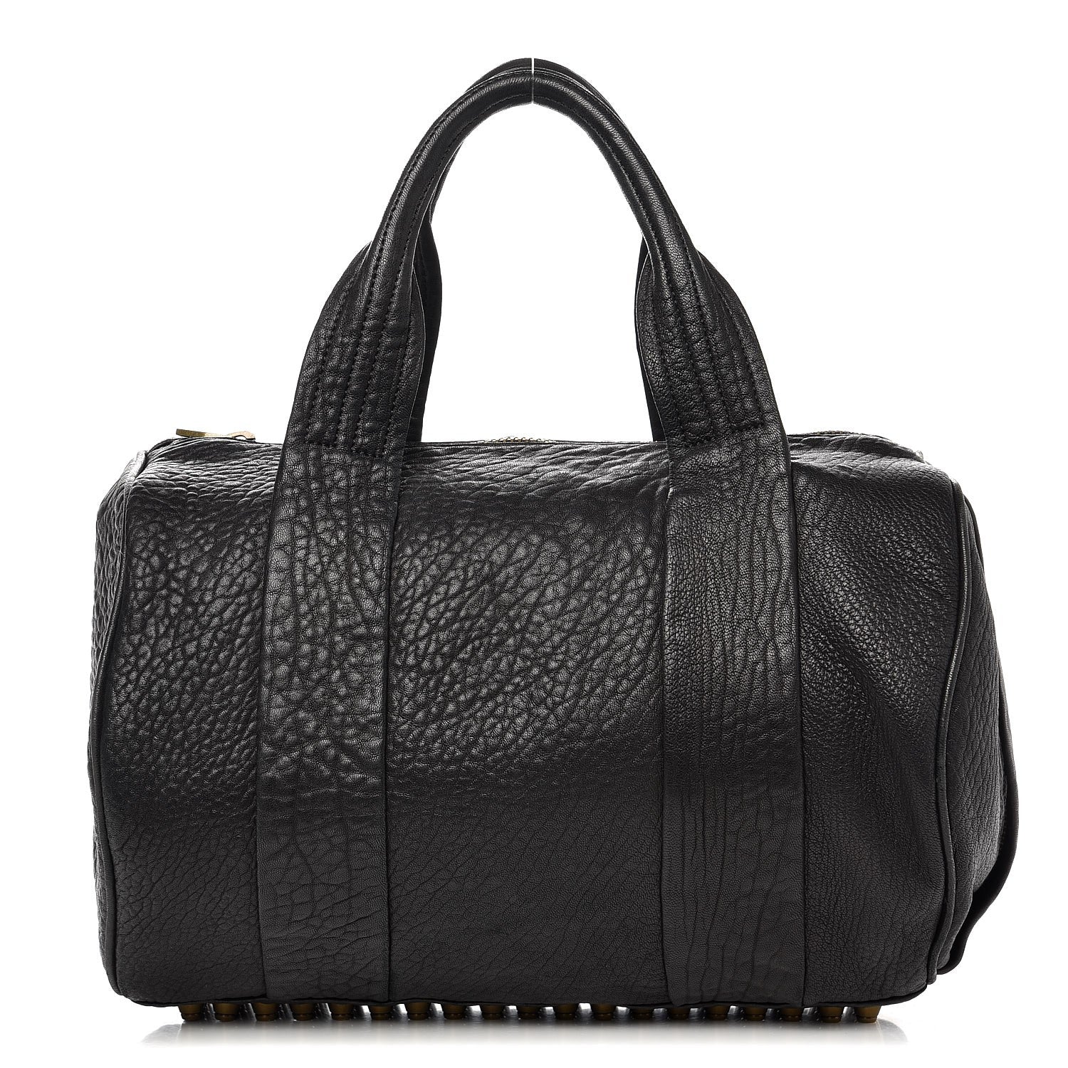 Alexander Wang Pebbled Lambskin Rocco Black Gold Hardware 1 of 13