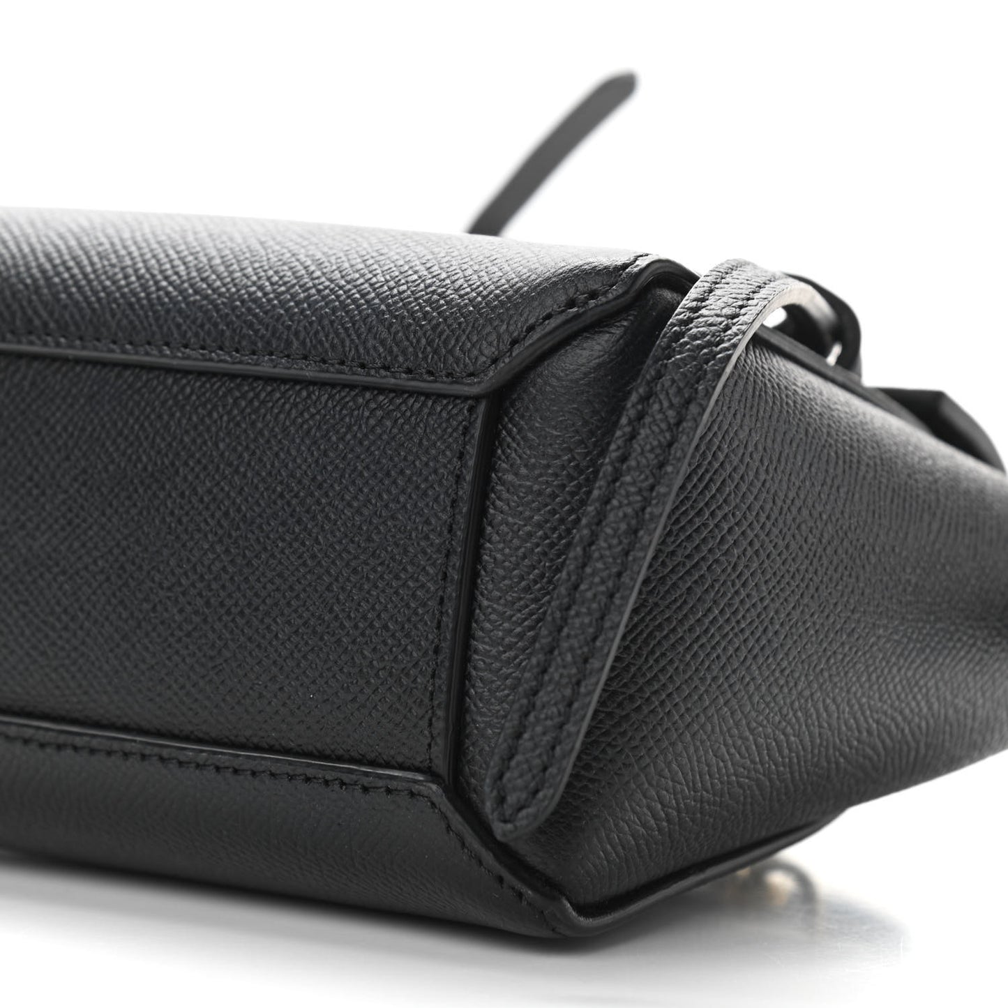 Grained Calfskin Pico Belt Bag Black