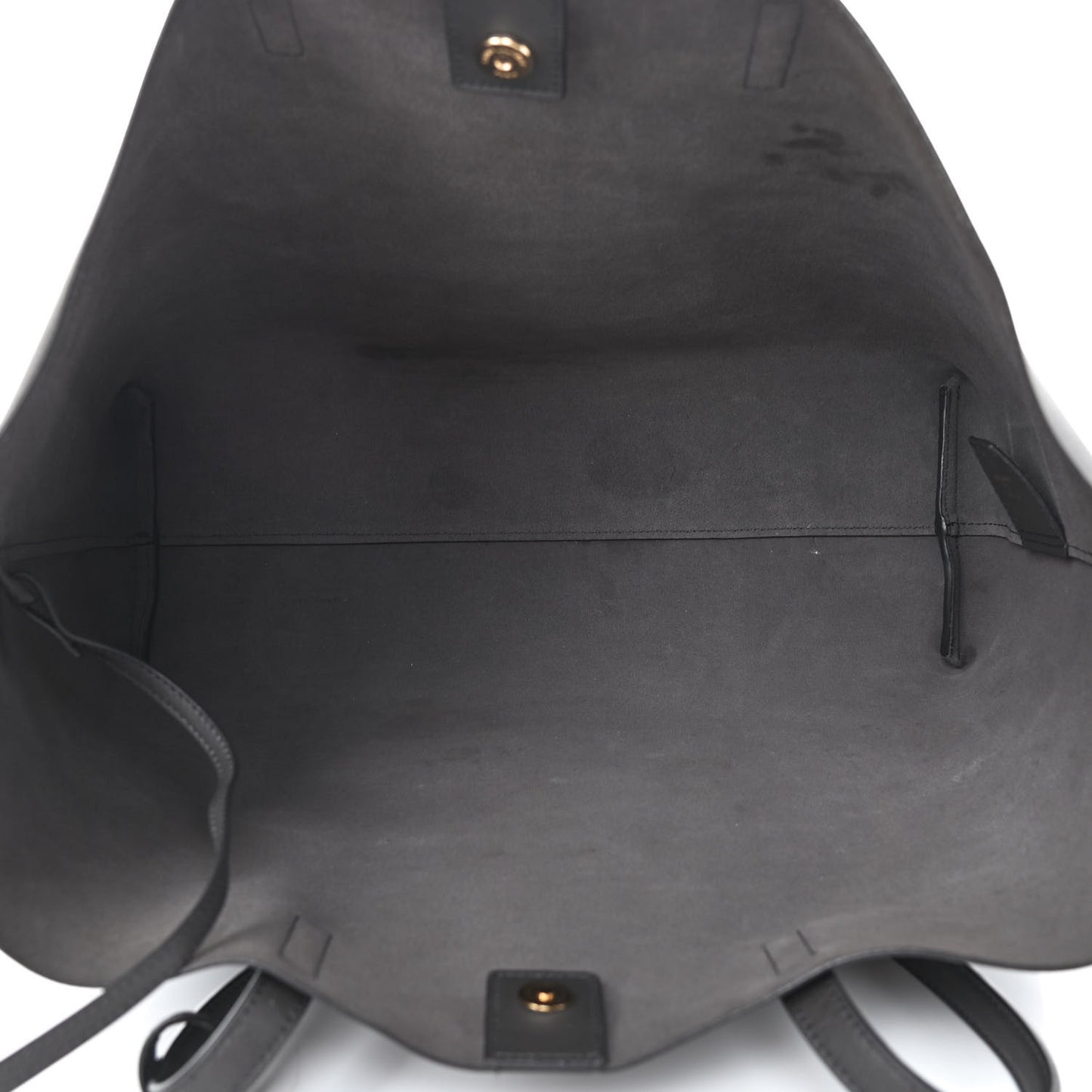 Calfskin Large Shopping Tote Dark Grey
