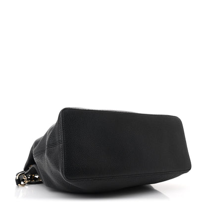 Gucci Pebbled Calfskin Large Soho Hobo Black 4 of 10