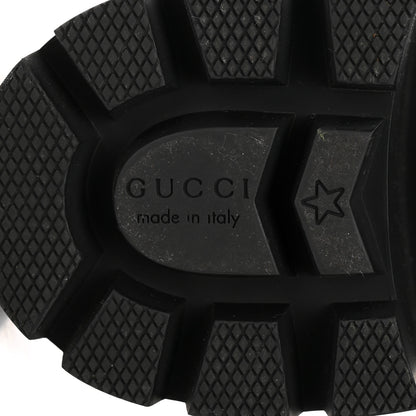 Gucci Calfskin Crystal GG Trip Chelsea Ankle Boots 38.5 Black 8 of 8
