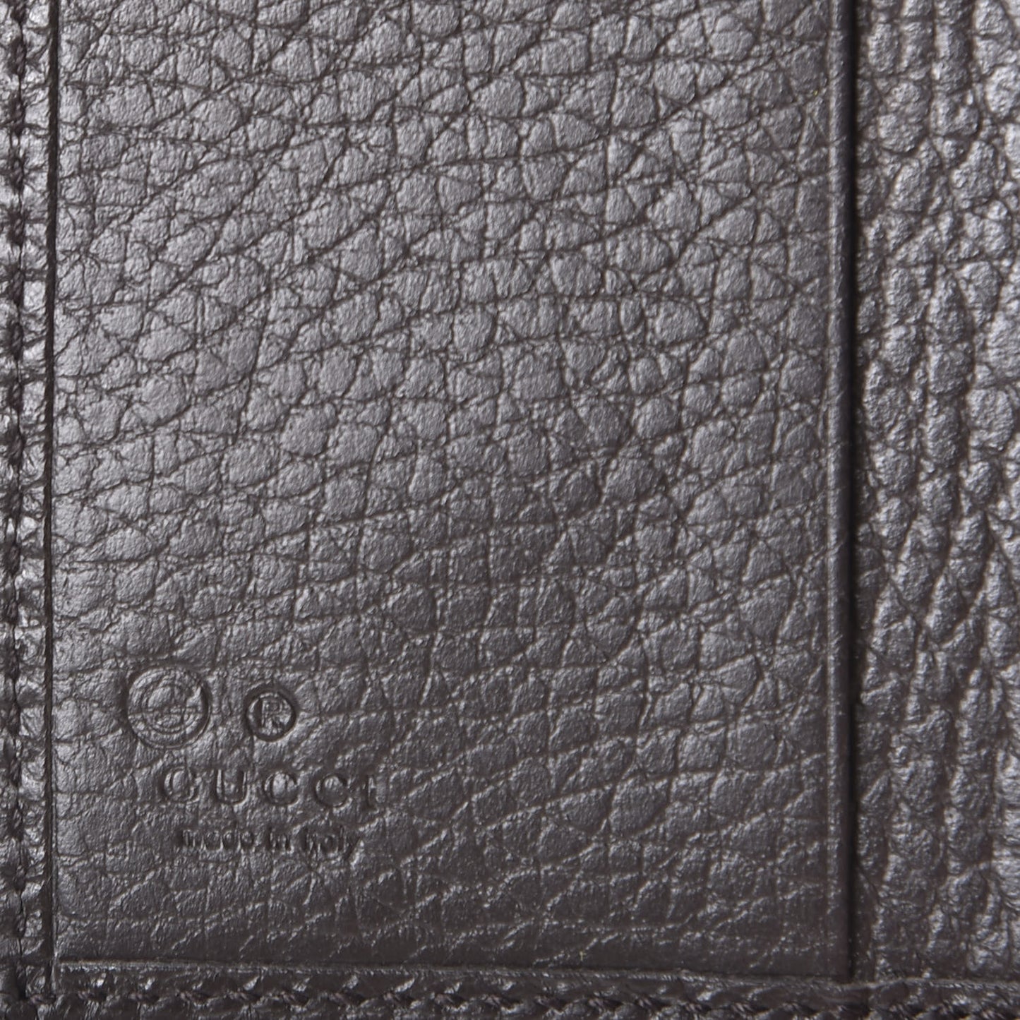 Monogram Bi-Fold Wallet Dark Brown