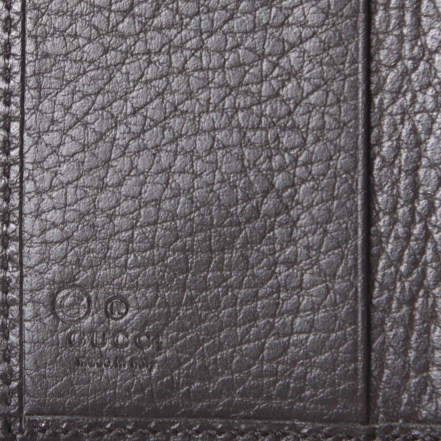 Gucci Monogram Bi-Fold Wallet Dark Brown 9 of 11