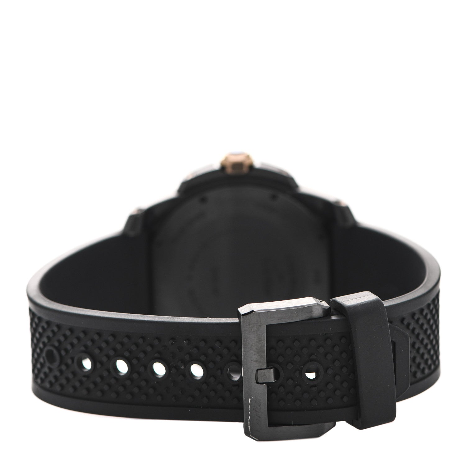 Cartier ADLC Stainless Steel 18K Pink Gold Rubber 42mm Calibre de Cartier Diver Automatic Watch Black 3 of 6