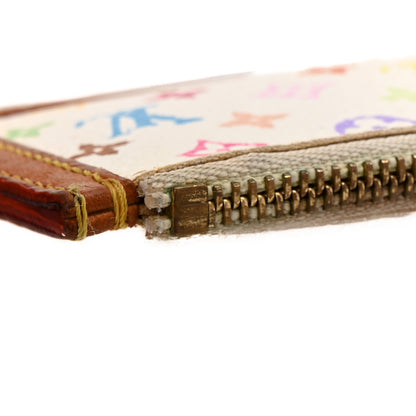 Louis Vuitton Monogram Multicolor Key Pouch White 8 of 8