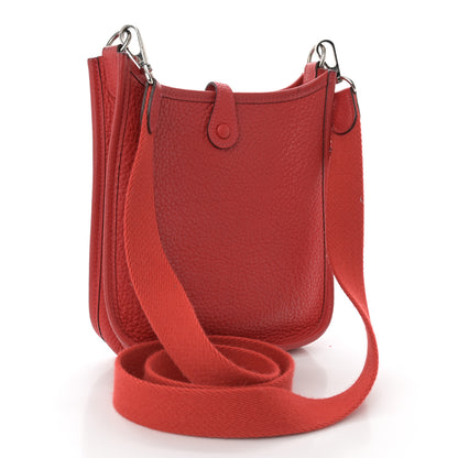 Hermes Taurillon Clemence Amazone Evelyne TPM Bougainvillea 3 of 11