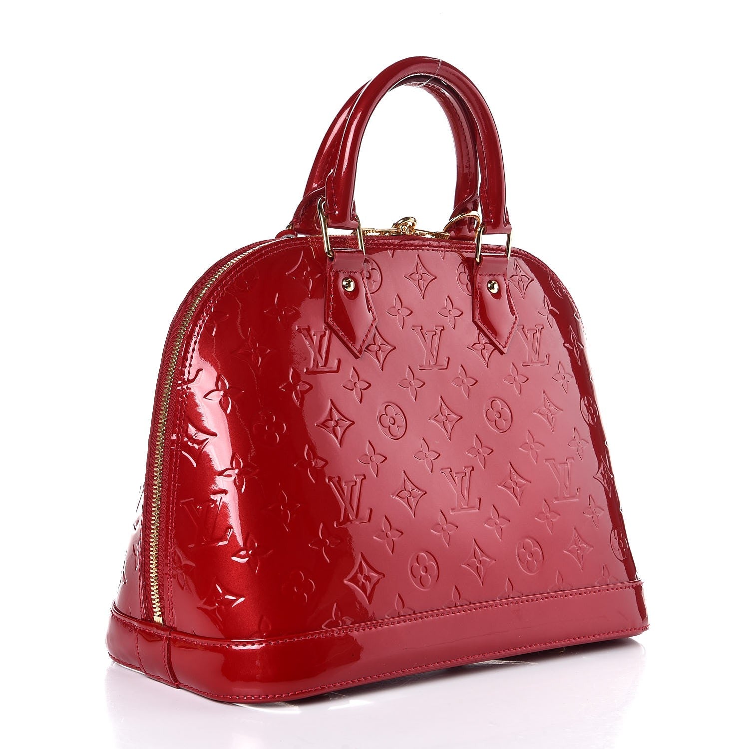 Louis Vuitton Vernis Alma PM Pomme D'Amour 3 of 8