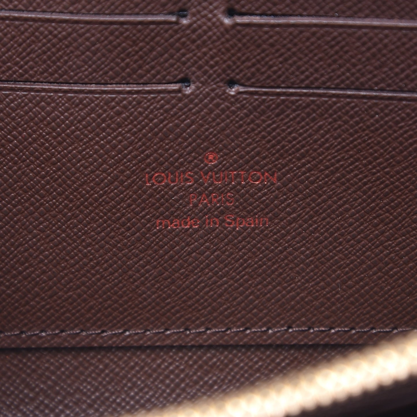 Damier Ebene Zippy Wallet