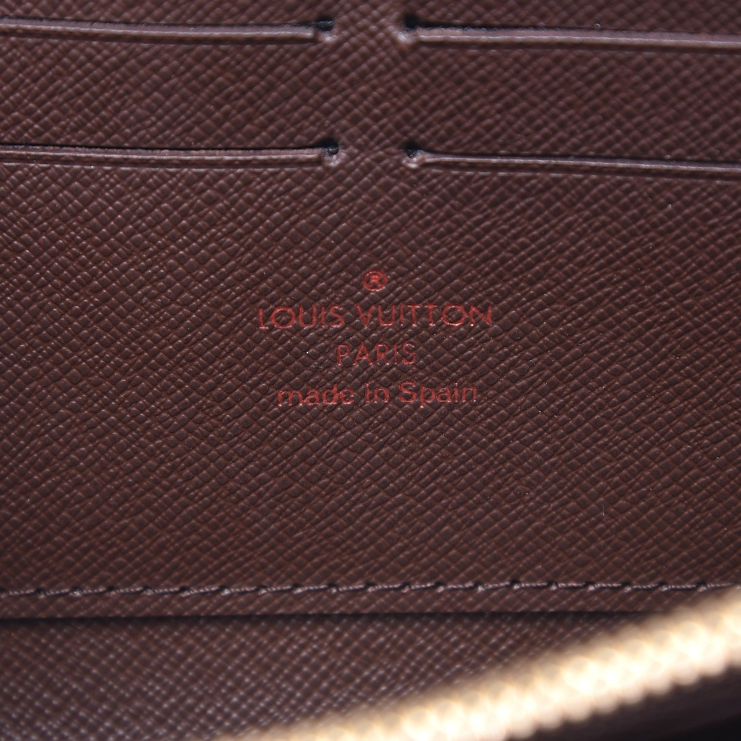 Louis Vuitton Damier Ebene Zippy Wallet 6 of 6
